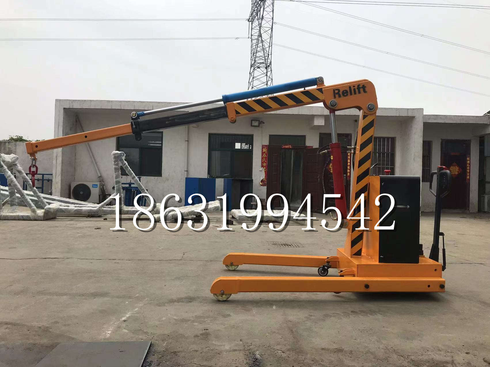 齐齐哈尔市久征定做3吨三轮随车吊 农用园林绿化移树吊 平板工程用小吊机